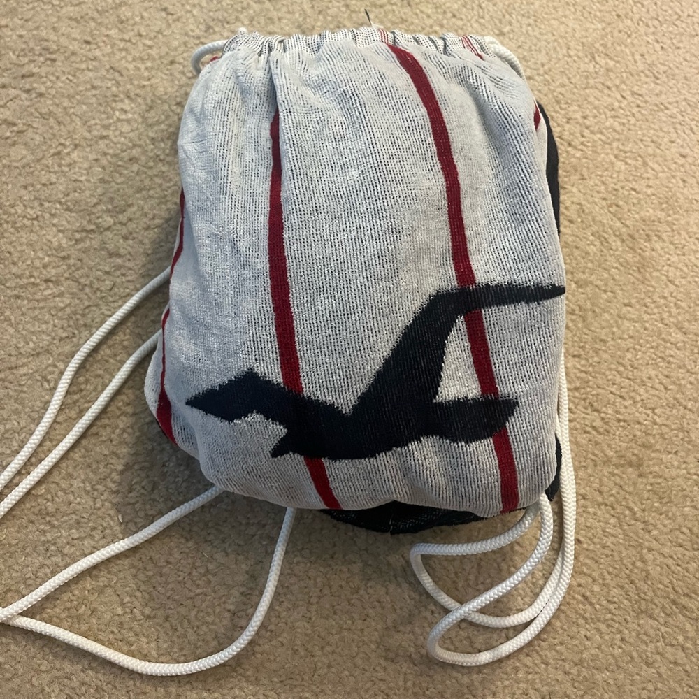 Hollister drawstring bag&towel
